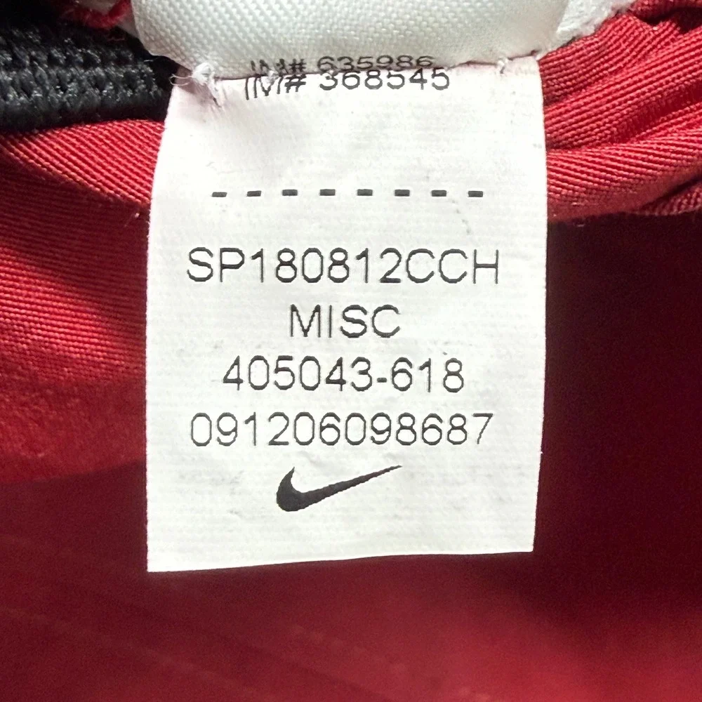 Nike Heritage86 Adjustable Hat Red Metallic Swoosh Cap 405043-618 One Size‎ Mens